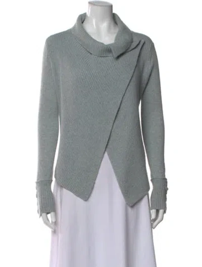 Pre-owned 360cashmere Cashmere Cowl Neck Sweater In Gray