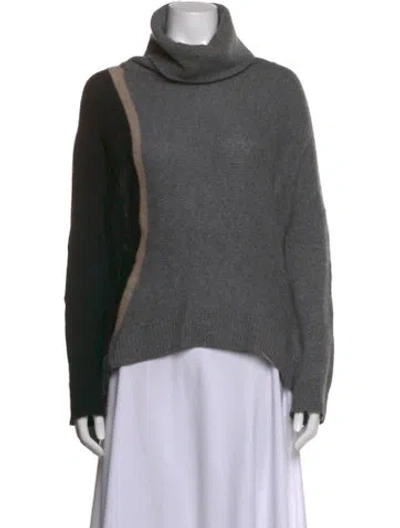 Pre-owned 360cashmere Cashmere Cowl Neck Sweater In Gray