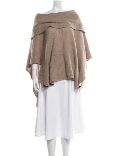 Pre-owned 360cashmere Cashmere Cowl Neck Sweater In Neutral