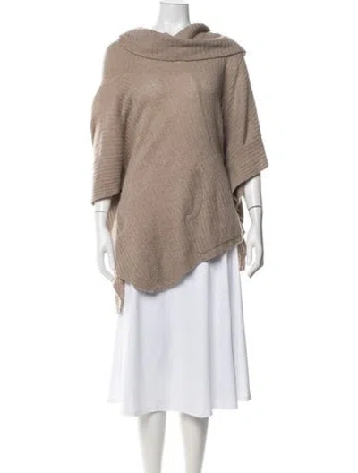 Pre-owned 360cashmere Cashmere Cowl Neck Sweater In Neutrals