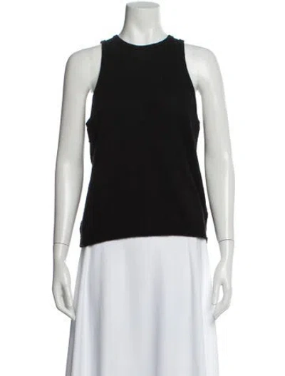 Pre-owned 360cashmere Cashmere Crew Neck Sweater In Black