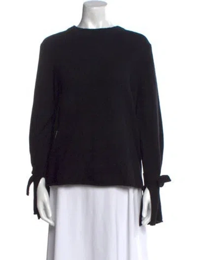 Pre-owned 360cashmere Cashmere Crew Neck Sweater In Black