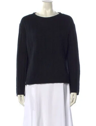 Pre-owned 360cashmere Cashmere Crew Neck Sweater In Black