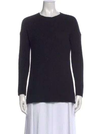 Pre-owned 360cashmere Cashmere Crew Neck Sweater In Black