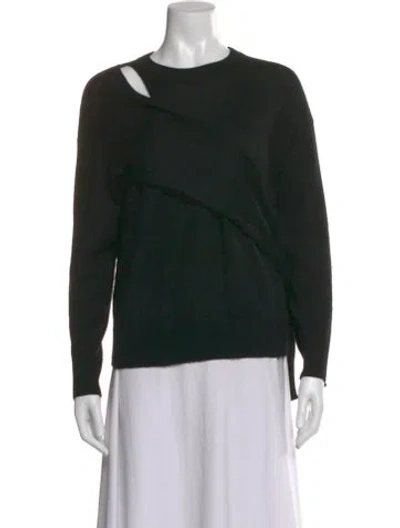 Pre-owned 360cashmere Cashmere Crew Neck Sweater In Black