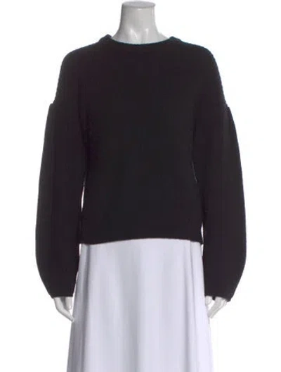 Pre-owned 360cashmere Cashmere Crew Neck Sweater In Black