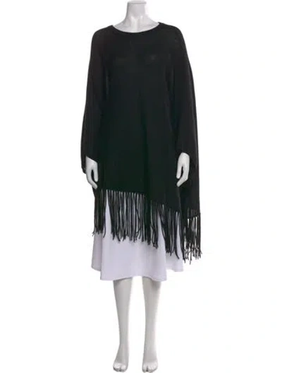 Pre-owned 360cashmere Cashmere Crew Neck Sweater In Black