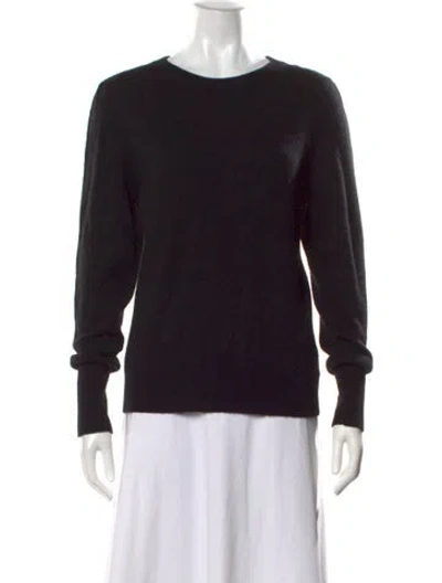 Pre-owned 360cashmere Cashmere Crew Neck Sweater In Black