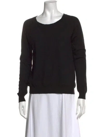 Pre-owned 360cashmere Cashmere Crew Neck Sweater In Black