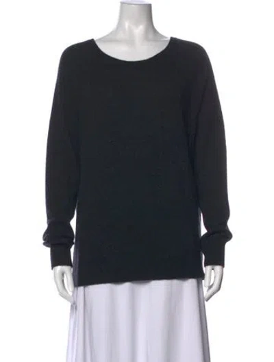 Pre-owned 360cashmere Cashmere Crew Neck Sweater In Black
