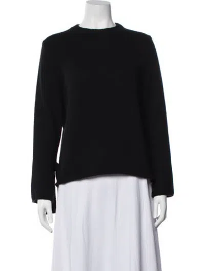Pre-owned 360cashmere Cashmere Crew Neck Sweater In Black