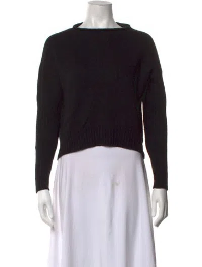 Pre-owned 360cashmere Cashmere Crew Neck Sweater In Black
