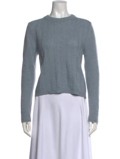 Pre-owned 360cashmere Cashmere Crew Neck Sweater In Blue