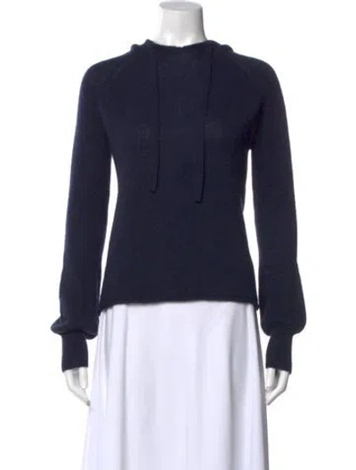 Pre-owned 360cashmere Cashmere Crew Neck Sweater In Blue