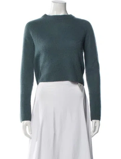 Pre-owned 360cashmere Cashmere Crew Neck Sweater In Blue