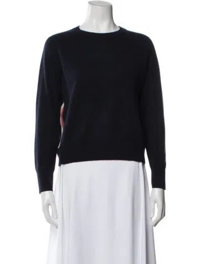 Pre-owned 360cashmere Cashmere Crew Neck Sweater In Blue