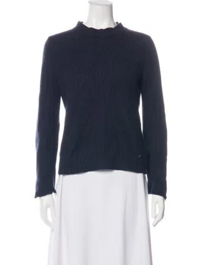 Pre-owned 360cashmere Cashmere Crew Neck Sweater In Blue