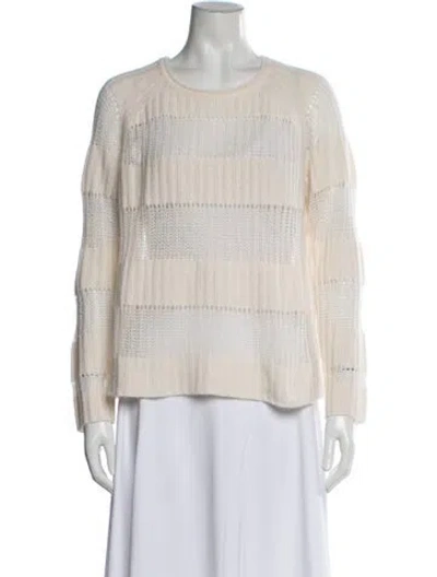 Pre-owned 360cashmere Cashmere Crew Neck Sweater In Blue