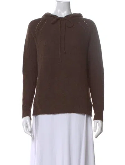 Pre-owned 360cashmere Cashmere Crew Neck Sweater In Brown