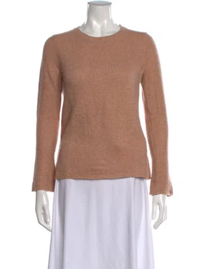 Pre-owned 360cashmere Cashmere Crew Neck Sweater In Brown