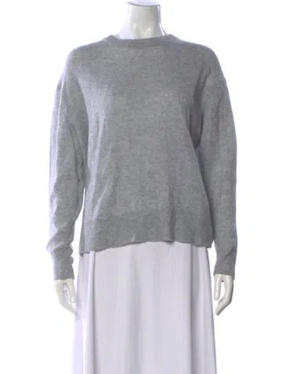 Pre-owned 360cashmere Cashmere Crew Neck Sweater In Gray