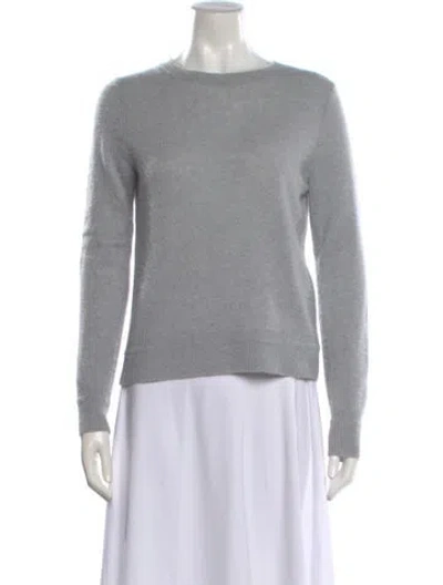 Pre-owned 360cashmere Cashmere Crew Neck Sweater In Gray