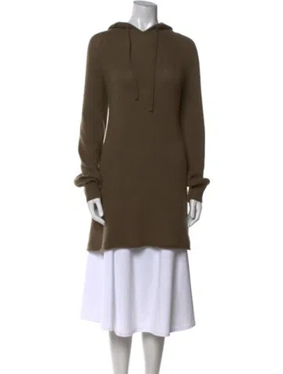 Pre-owned 360cashmere Cashmere Crew Neck Sweater In Green