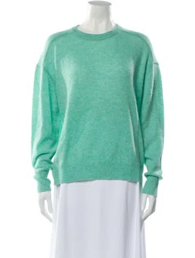 Pre-owned 360cashmere Cashmere Crew Neck Sweater In Green