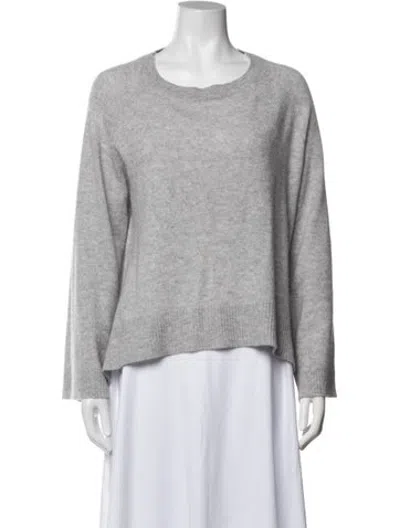 Pre-owned 360cashmere Cashmere Crew Neck Sweater In Grey
