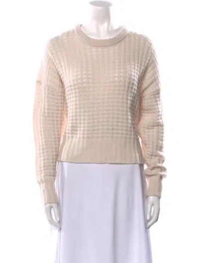 Pre-owned 360cashmere Cashmere Crew Neck Sweater In Neutral