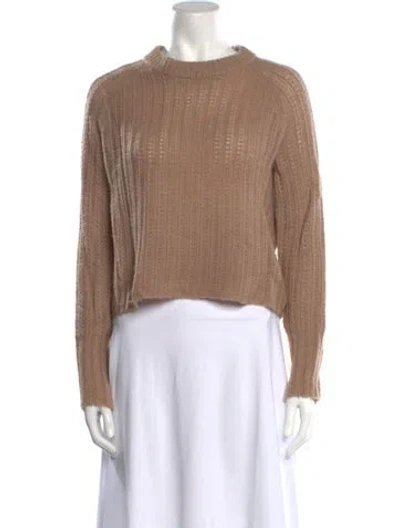 Pre-owned 360cashmere Cashmere Crew Neck Sweater In Neutral