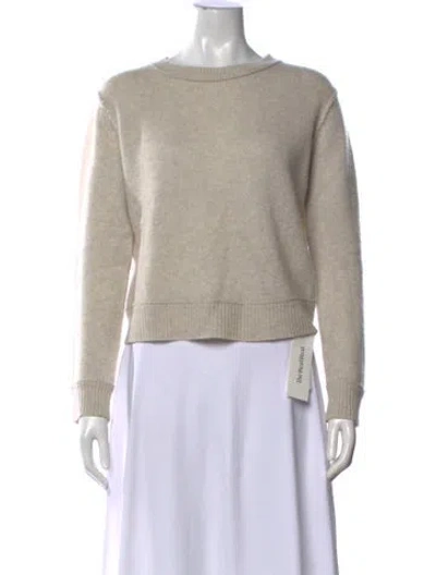 Pre-owned 360cashmere Cashmere Crew Neck Sweater In Neutral