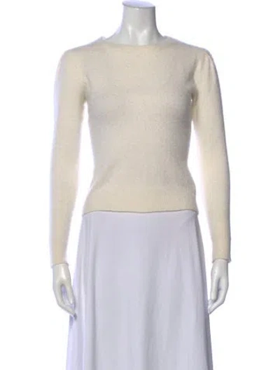 Pre-owned 360cashmere Cashmere Crew Neck Sweater In Neutral