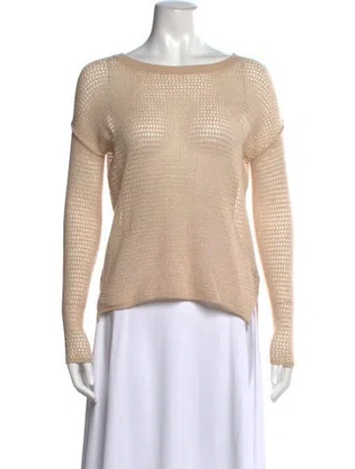 Pre-owned 360cashmere Cashmere Crew Neck Sweater In Neutral