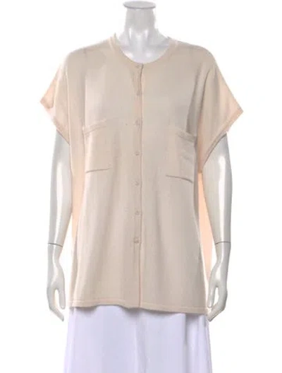 Pre-owned 360cashmere Cashmere Crew Neck Sweater In Neutrals