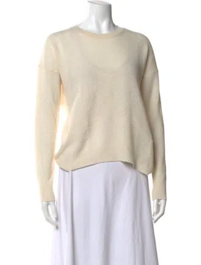 Pre-owned 360cashmere Cashmere Crew Neck Sweater In Neutrals