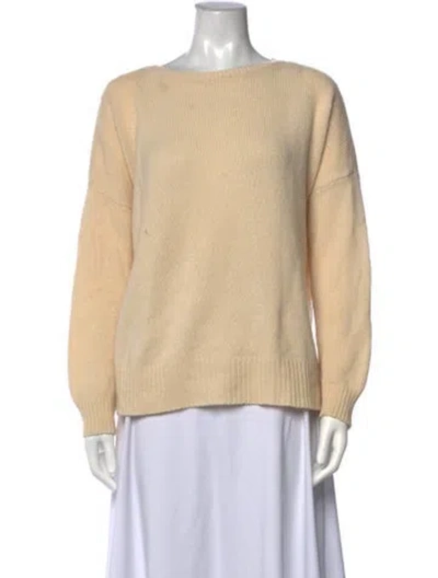 Pre-owned 360cashmere Cashmere Crew Neck Sweater In Neutrals