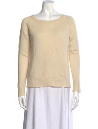 Pre-owned 360cashmere Cashmere Crew Neck Sweater In Neutrals