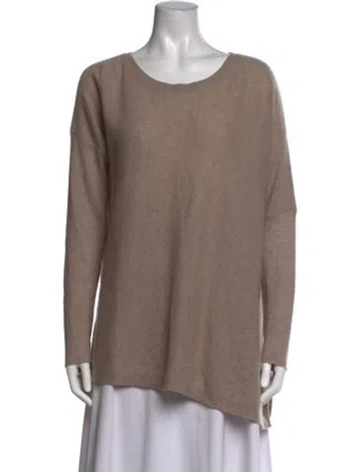 Pre-owned 360cashmere Cashmere Crew Neck Sweater In Neutrals