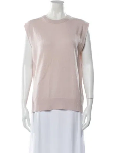 Pre-owned 360cashmere Cashmere Crew Neck Sweater In Pink