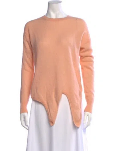 Pre-owned 360cashmere Cashmere Crew Neck Sweater In Pink