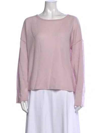 Pre-owned 360cashmere Cashmere Crew Neck Sweater In Purple