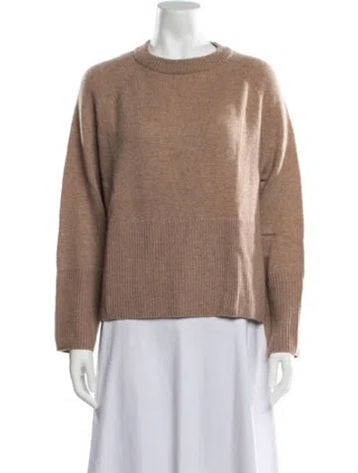 Pre-owned 360cashmere Cashmere Crew Neck Sweater In White
