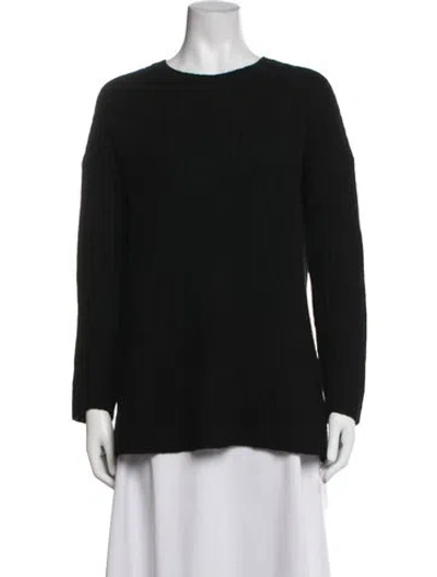 Pre-owned 360cashmere Cashmere Crew Neck Sweatshirt In Black