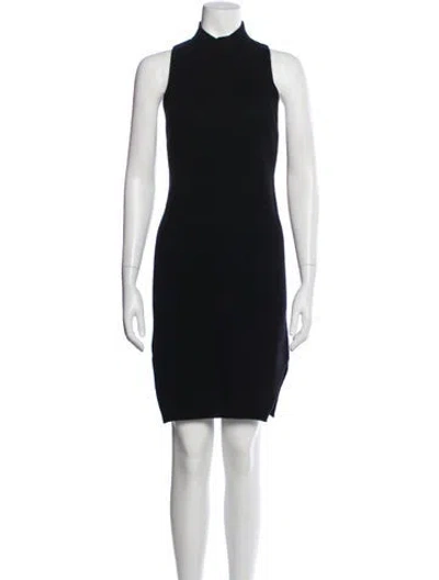Pre-owned 360cashmere Cashmere Mini Dress In Gray