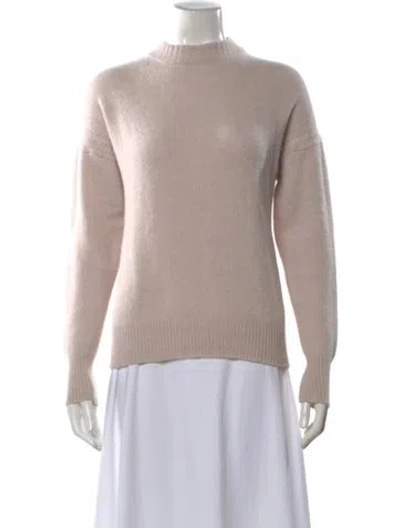 Pre-owned 360cashmere Cashmere Mock Neck Sweater In Pink