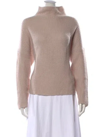 Pre-owned 360cashmere Cashmere Mock Neck Sweater In Pink