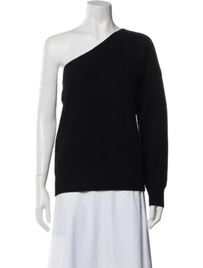 Pre-owned 360cashmere Cashmere One-shoulder Sweater In Blue