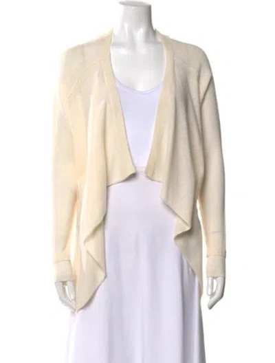Pre-owned 360cashmere Cashmere Open Front Sweater In Brown