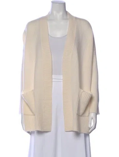 Pre-owned 360cashmere Cashmere Open Front Sweater In Neutral